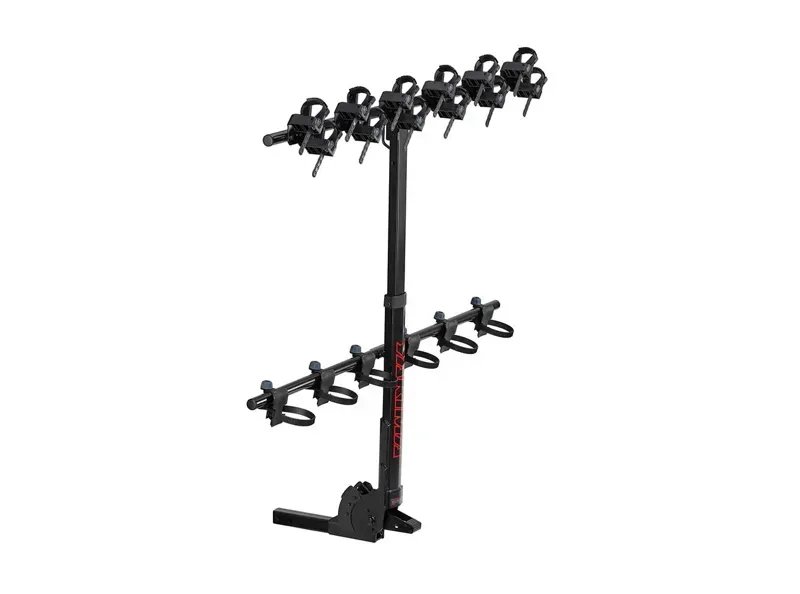Yakima HangTight 6-hitch Bike Rack 6-bike for 2-receiver in Black