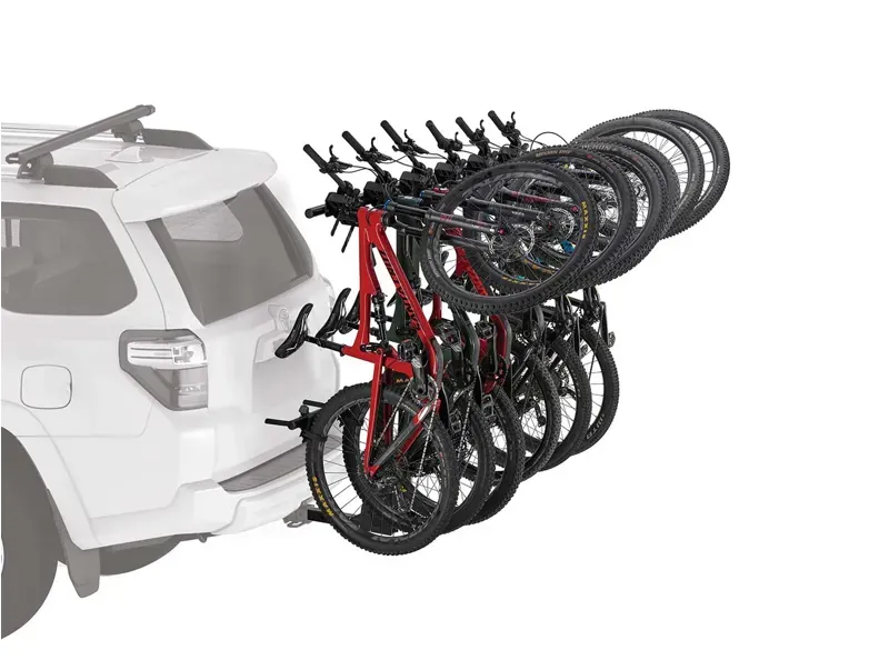 Yakima HangTight 6-hitch Bike Rack 6-bike for 2-receiver in Black-3