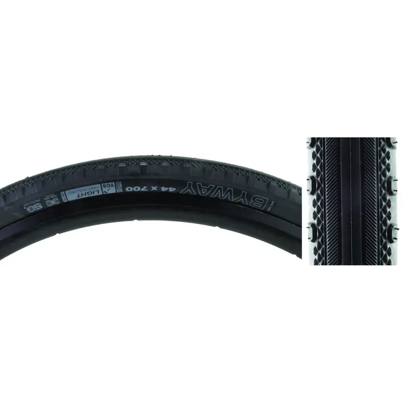 WTB Byway TCS Light Fast Rolling 700x44 Tire in Black