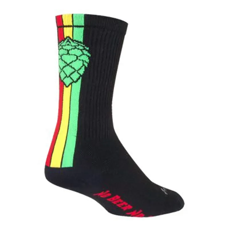 Sockguy Hoppyness Crew Socks in Black