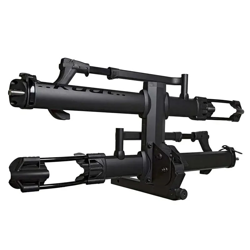 Kuar NV Base 2.0 2in Hitch Mounted Bike Rack in Metallic Black