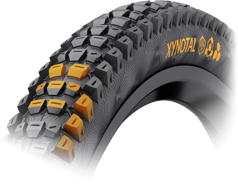 Continental Xynotal Tire - 29 X 2.40 Tubeless Folding Black Endurance Trail Casing E25 Black 29 x 2.40-1