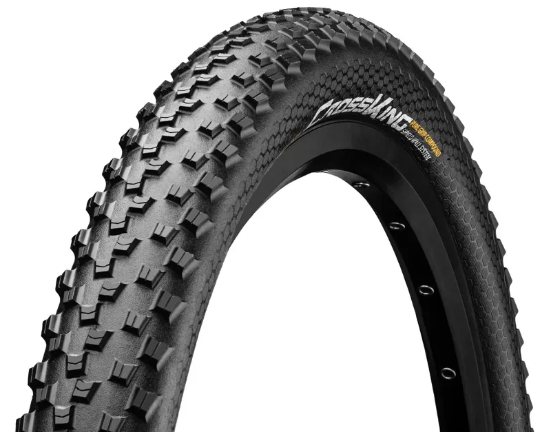 Continental Cross King Tire - 27.5 X 2.30 Clincher Wire Black E25 Black 27.5 x 2.30