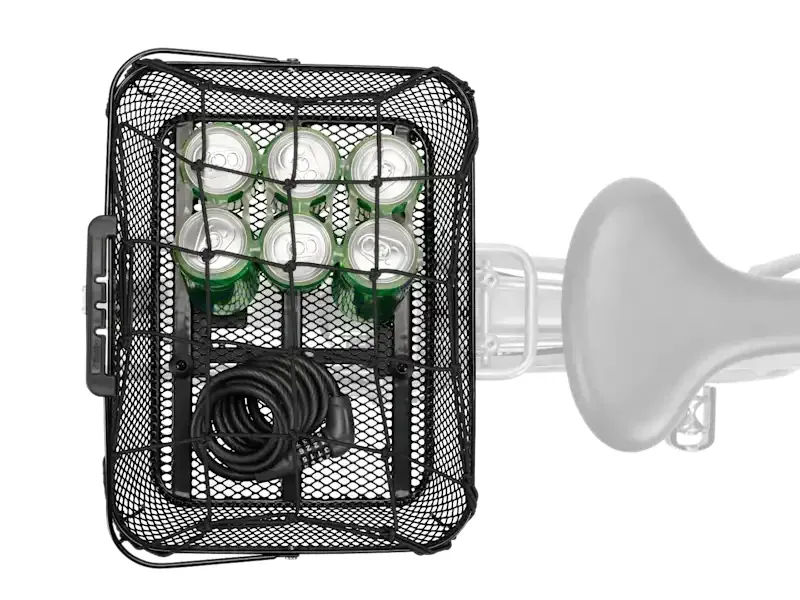 Electra Mesh Low Profile MIK Basket In Gloss Black-4