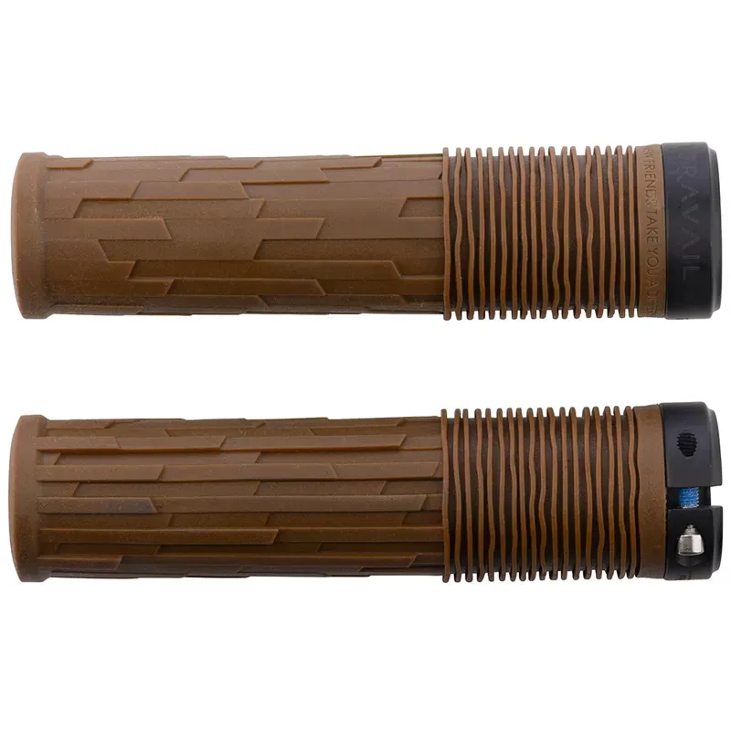 Teravail Lytho 32mm Lock-On Grips in Caramel