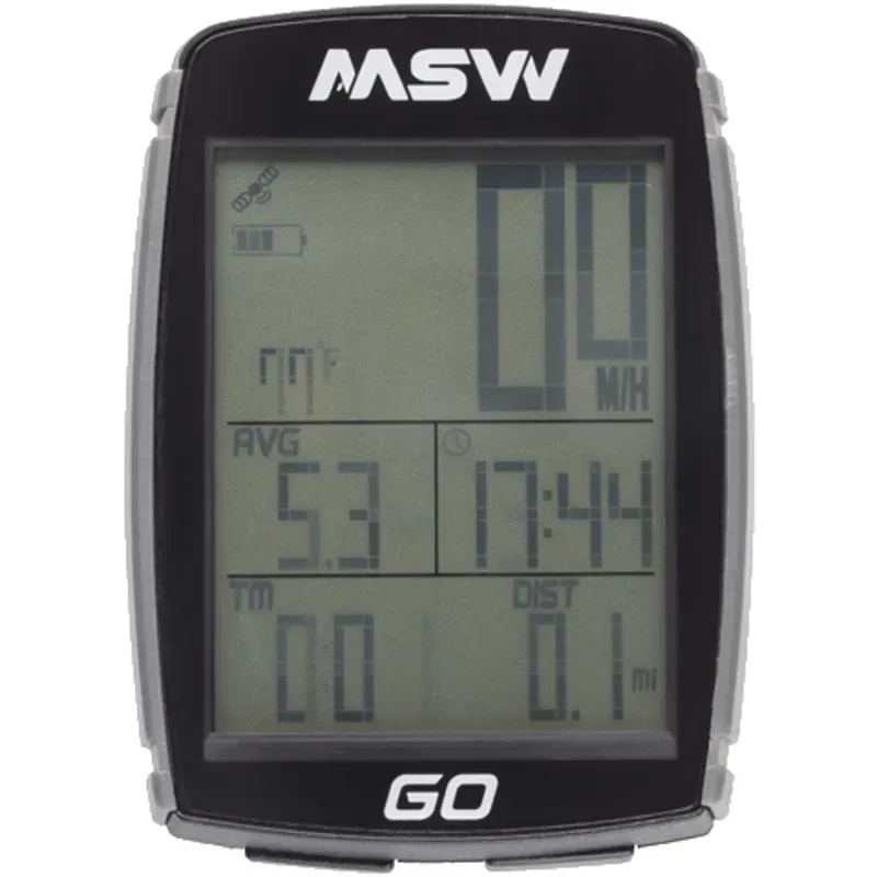 MSW Miniac GO GPS Bike Computer Wireless in Black
