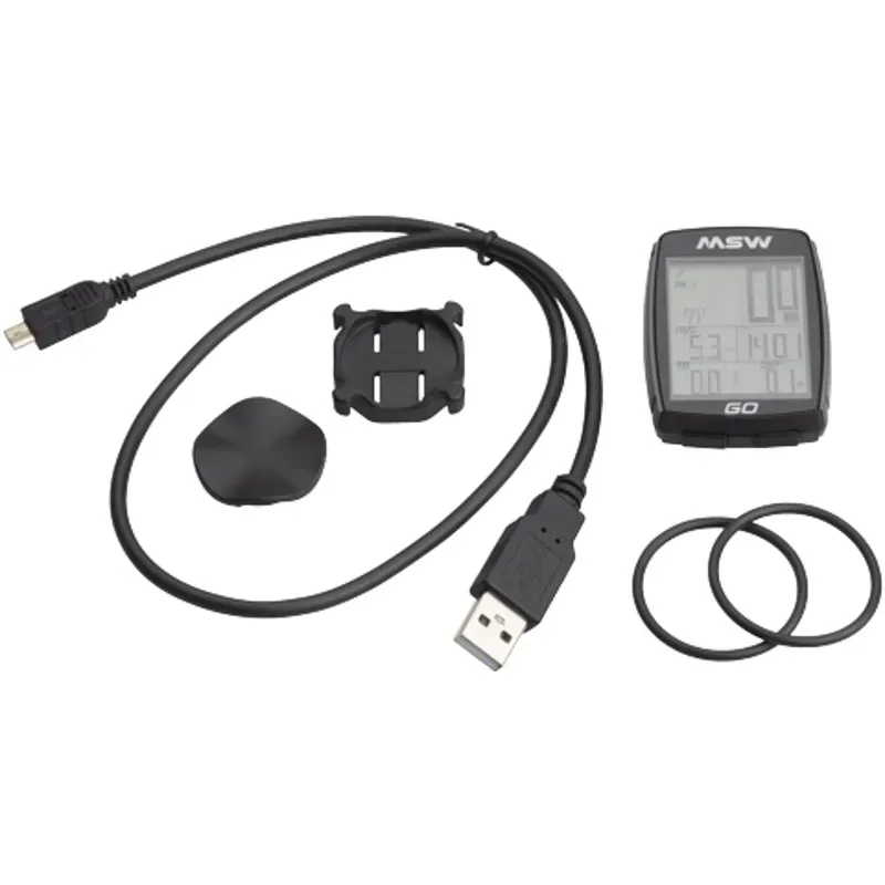 MSW Miniac GO GPS Bike Computer Wireless in Black-2