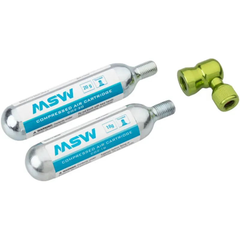 Msw Windstream Twist Push Kit w/20g Cartridges in Silver