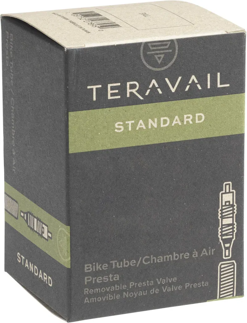 Teravail Standard Presta Valve Inner Tube - 700x20-28mm 80mm