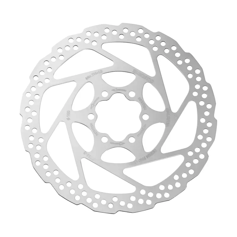 Shimano Deore SM-RT56-SP Disc Brake Rotor - 160mm 6-Bolt For Resin Pads Only Silver-1