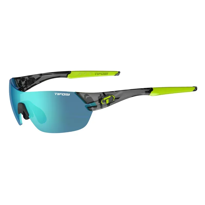 Tifosi Slice Interchangeable Clarion Blue Lens Sunglass in Gray