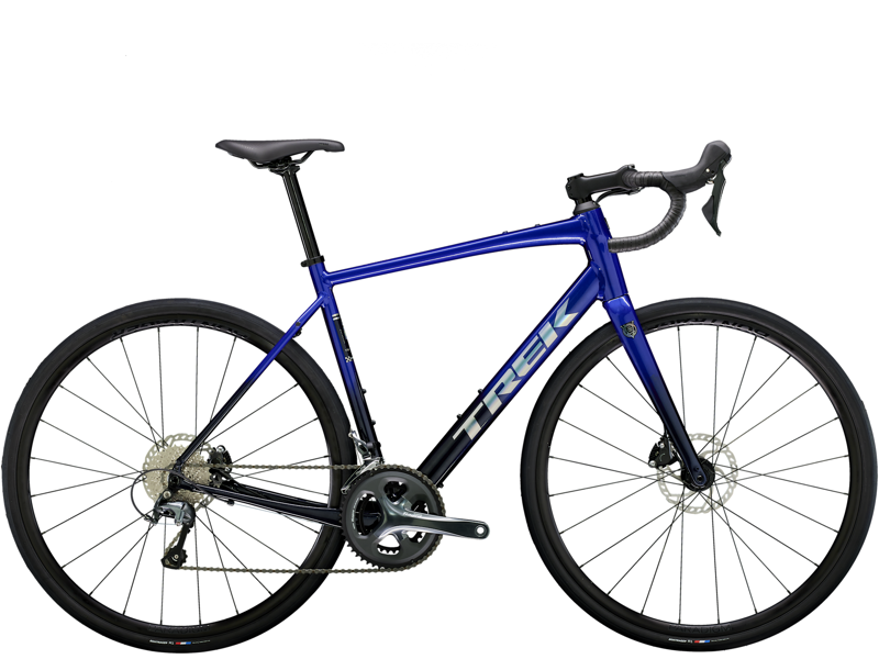 Trek Domane AL 4 Gen 4 Road Bike in Hex Blue to Marianas Blue Fade
