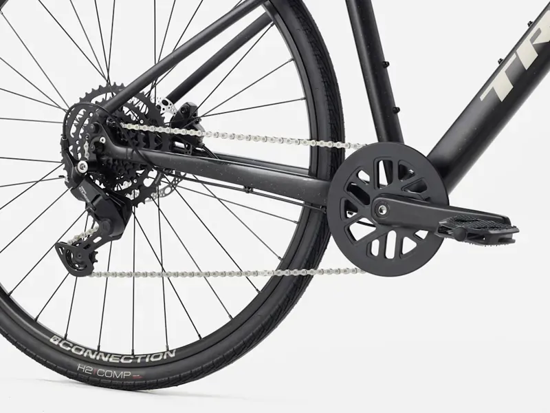 Trek FX 2 Stepover Hybrid Bike in Carbon Dark Gray-4