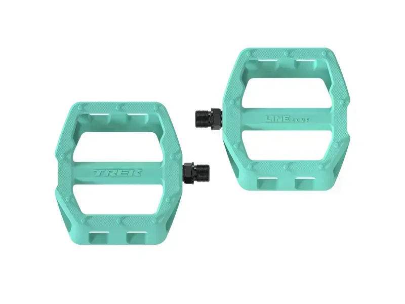 Trek Line Comp Flat Pedal 9/16 in Miami Green-3