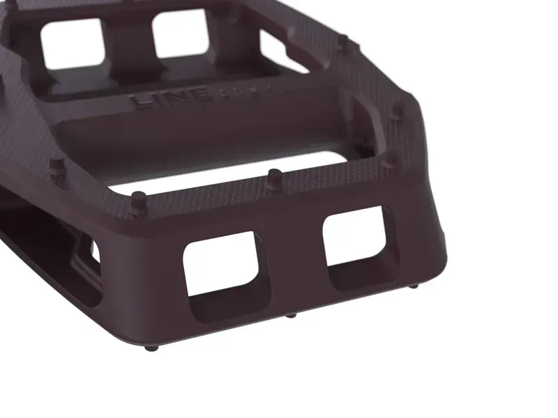 Trek Line Comp Flat Pedal 9/16 in Mulberry-1