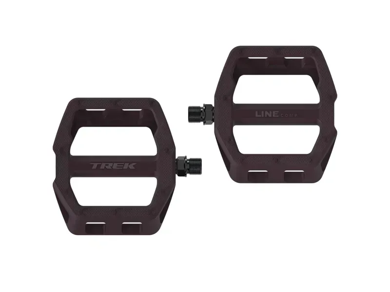 Trek Line Comp Flat Pedal 9/16 in Mulberry-3