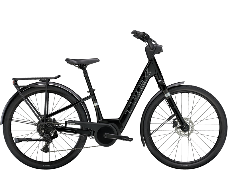 Trek Verve+ 2 Lowstep Gen 3 E-Hybrid Bike In Trek Black