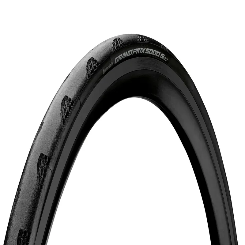 Continental Grand Prix 5000 S TR Tire - 700 X 30 Tubeless Folding Black BlackChili Vectran Breaker LazerGrip ACT Black 700 x 30
