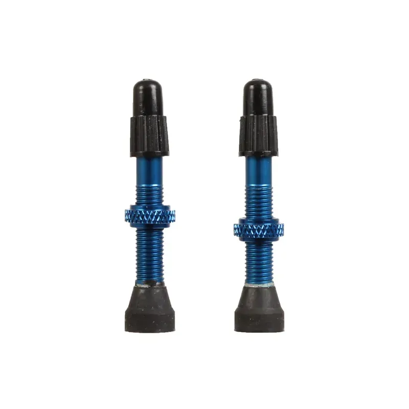 Industry Nine Tubeless 40mm Presta Valve Stem Pair in Blue